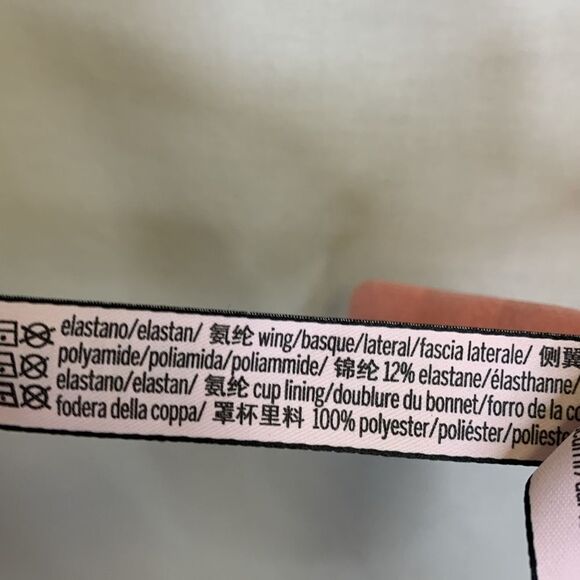 Victoria’s Secret Pink Floral Lace Sexy Lined Underwire Push-up Demi Bra Sz 34C - Picture 11 of 14